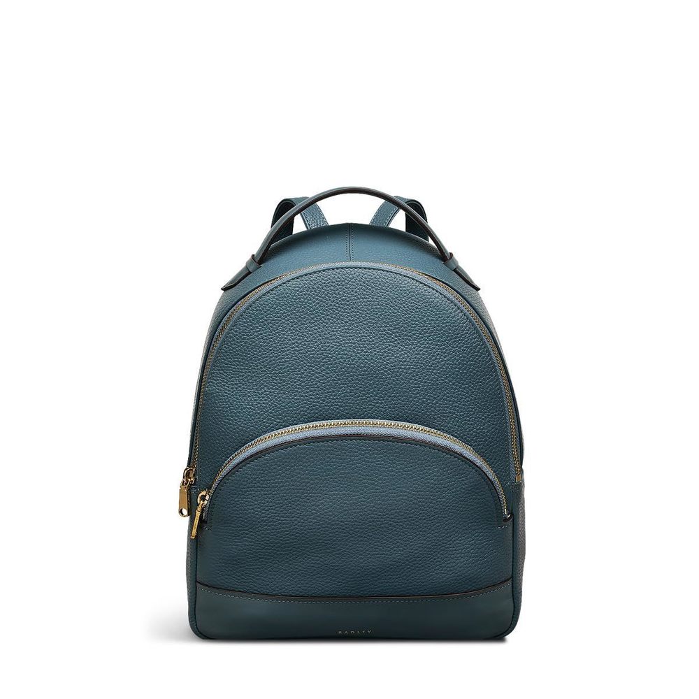 London Dallington Medium Leather Zip Around Backpack, Unim UwU